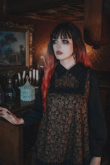 dark boho dress