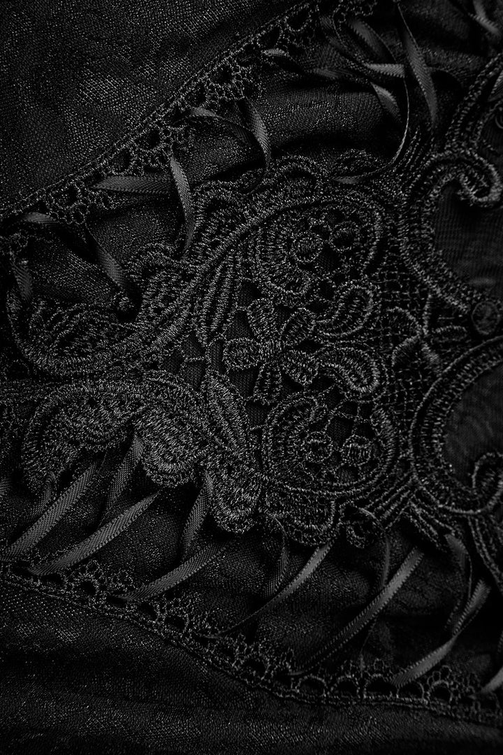 beautiful black embroidery  