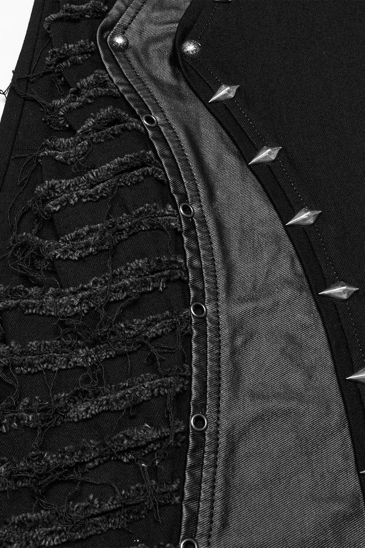 womens high rise distressed pants