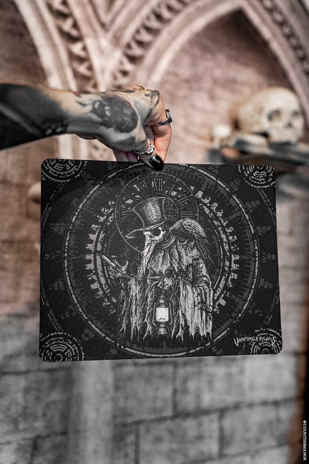 extra large and wide gothic mouse pad