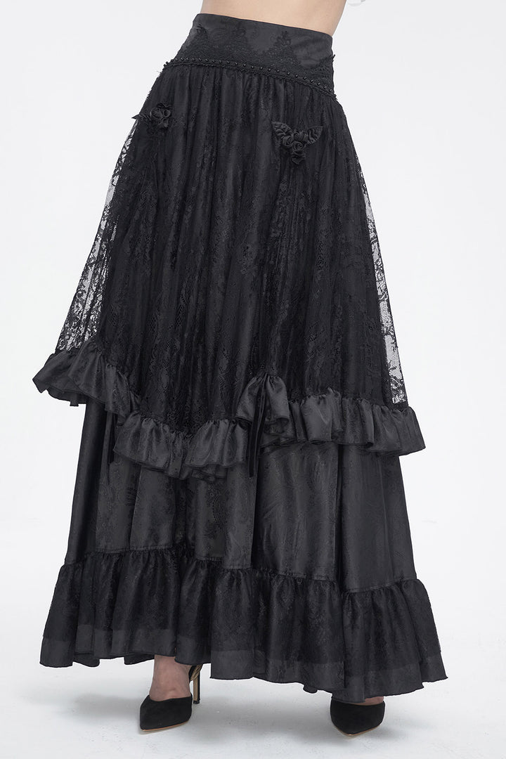 black gothic skirt