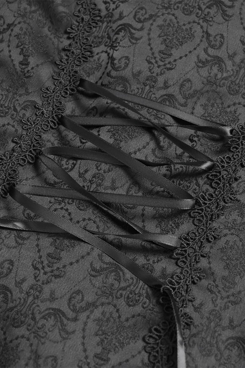 devil fashion womens puff shoulder gothic blouse