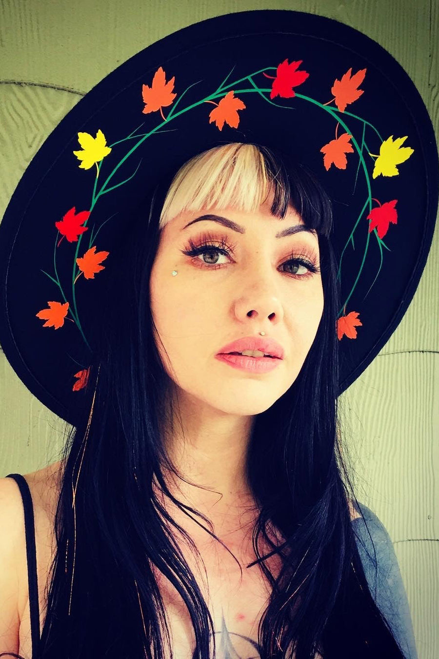 autumn goth hat