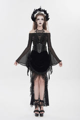 vampire goth lace-up corset