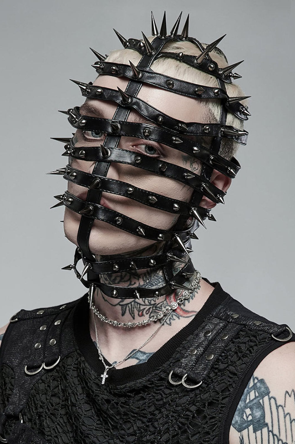 Leatherfac Error Leatherface Spiked Face Mask – VampireFreaks