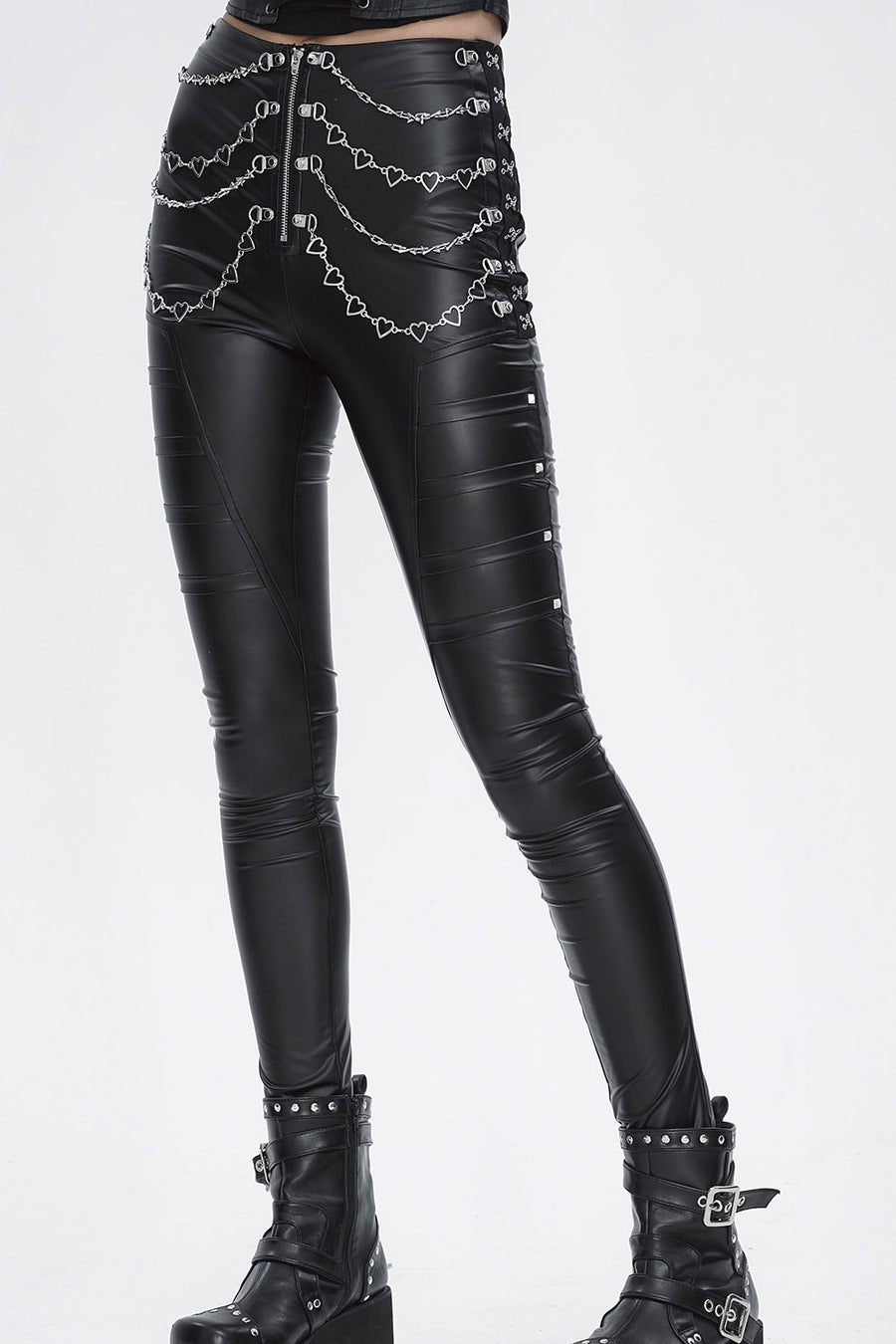 vegan leather black pants