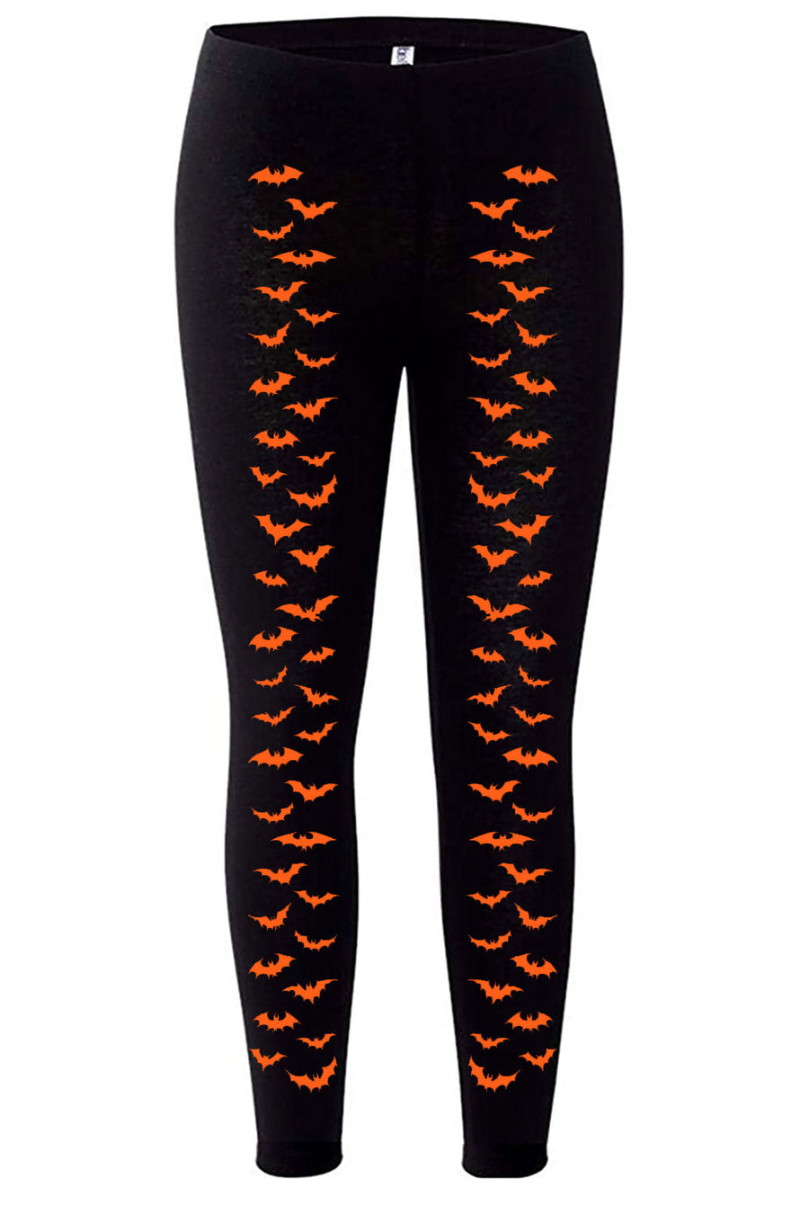 orange bat leggings
