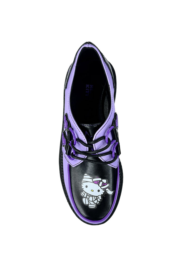 womens pastel goth hello kitty platforms