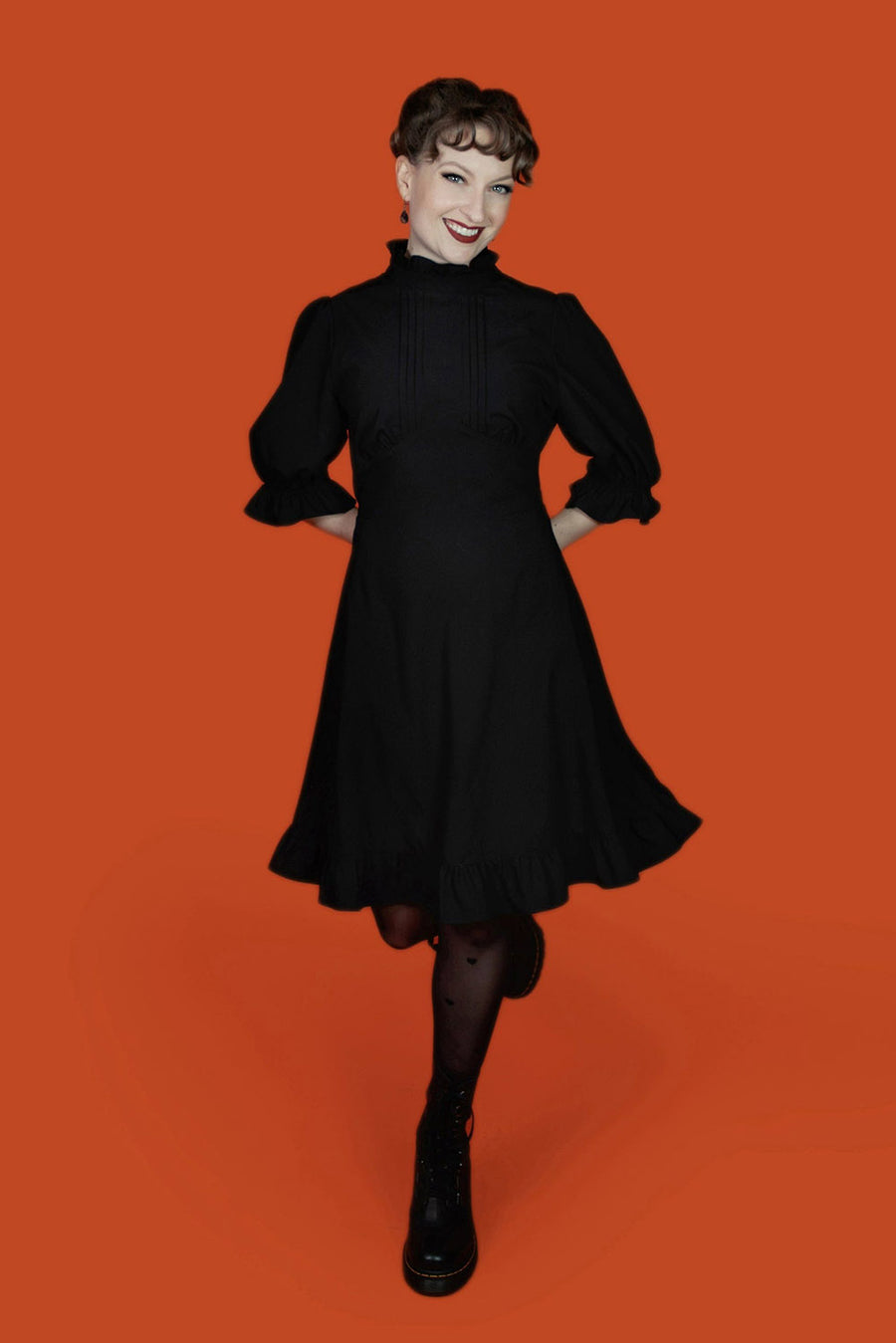womens gothic mini dress