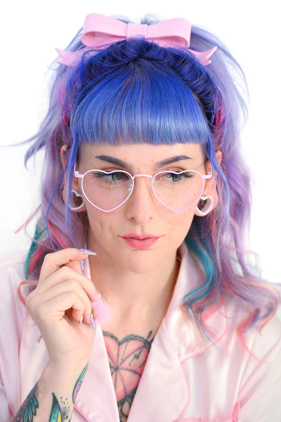 pastel goth glasses for blue light 