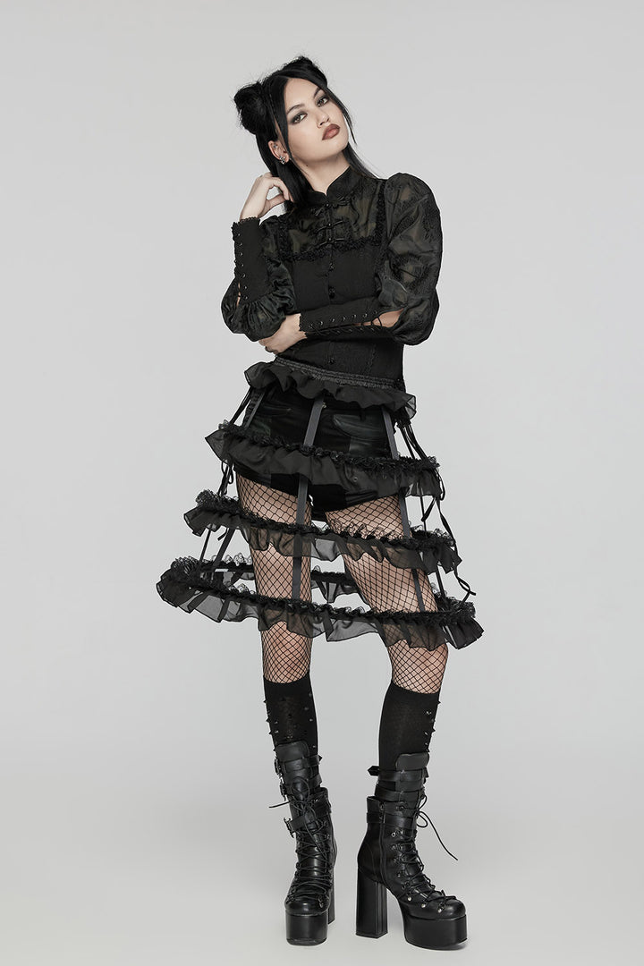 gothic petticoat with boning