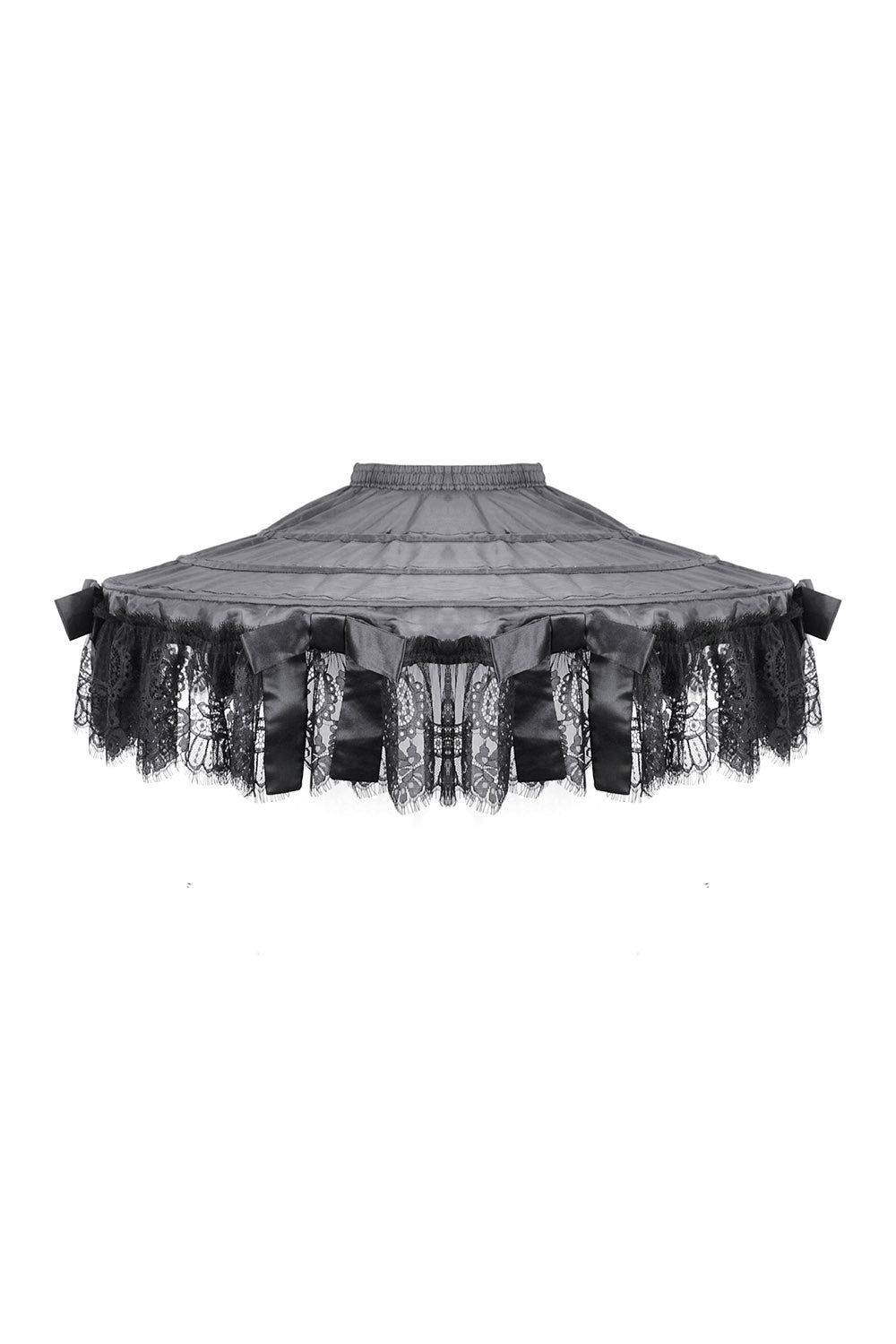 black coquette hoop skirt by dark in love 
