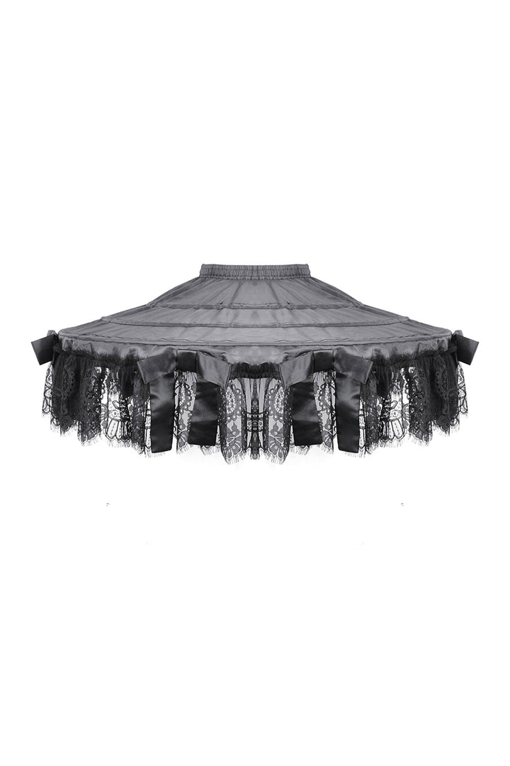black coquette hoop skirt by dark in love 