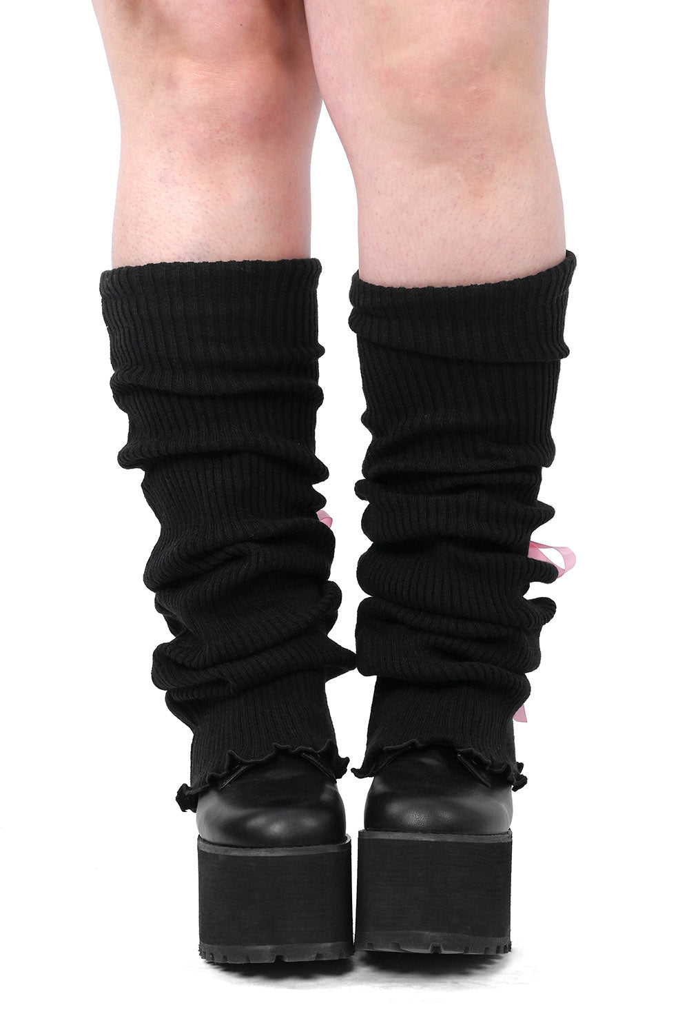 pastel goth knitted  leg warmers