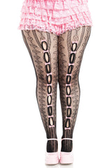plus size gothic coquette tights