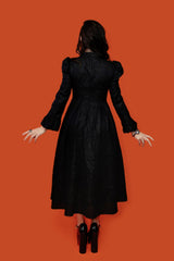 vintage inspired victorian goth dress with pockets