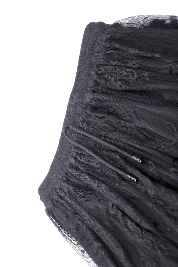 elegant gothic lace highwaisted skirt