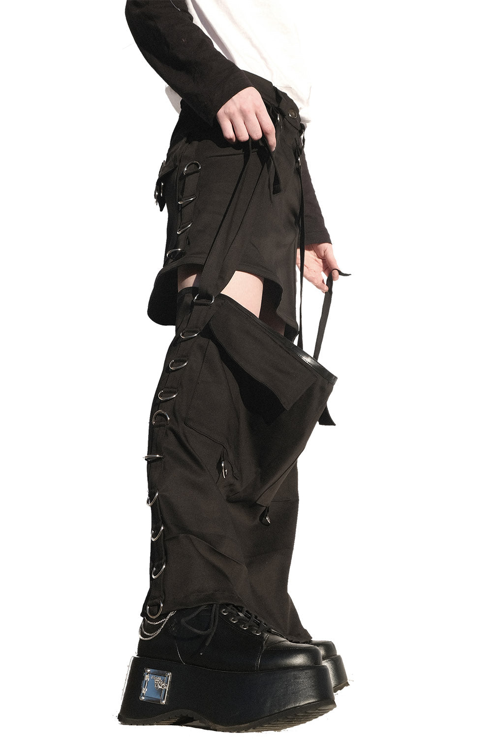 womens detachable punk skirt