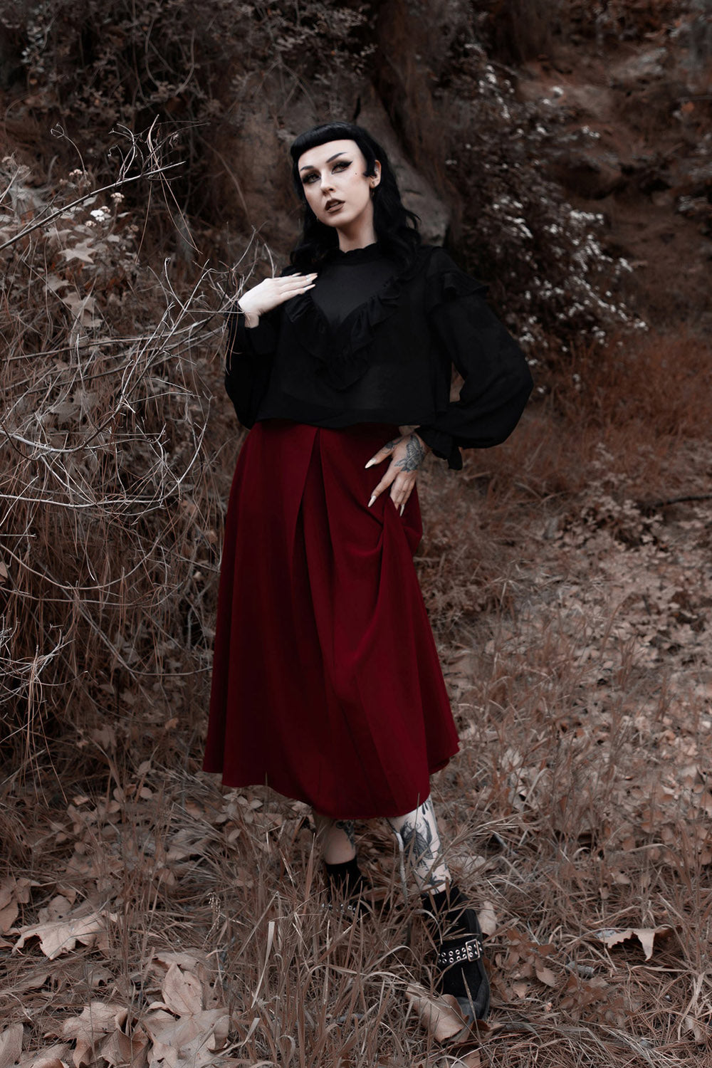 stretchy witchy skirt