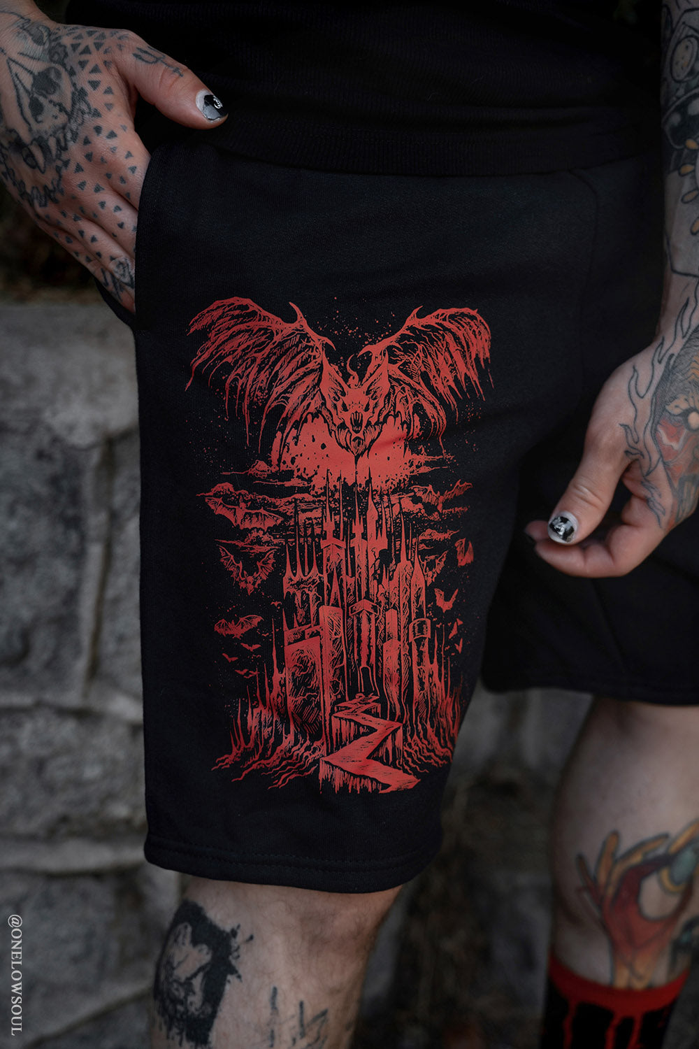 mens summer goth cotton clothing 