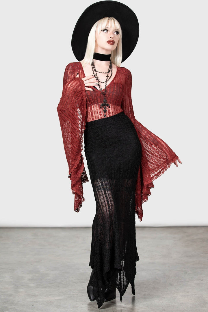 western gothic skirt