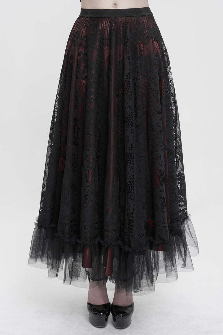 womens maxi gothic skirt
