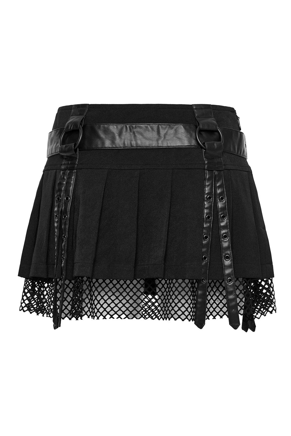 womens emo black short skirt 