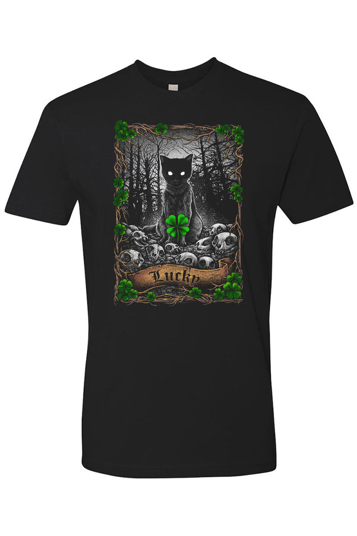 black cat t-shirt