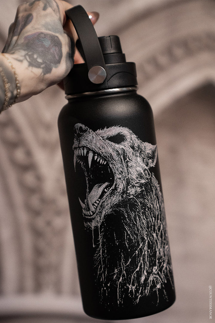 werewolf stainless steel water bottle