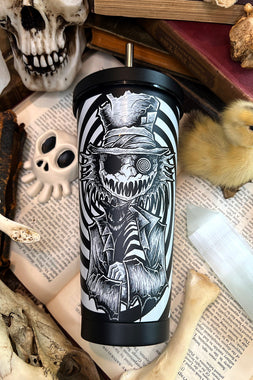 Mad Hatter Cold Brew Tumbler with Straw