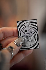 mad hatter enamel pin