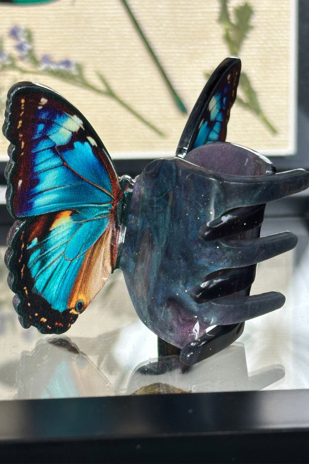 kawaii butterfly bug hair clip claw set