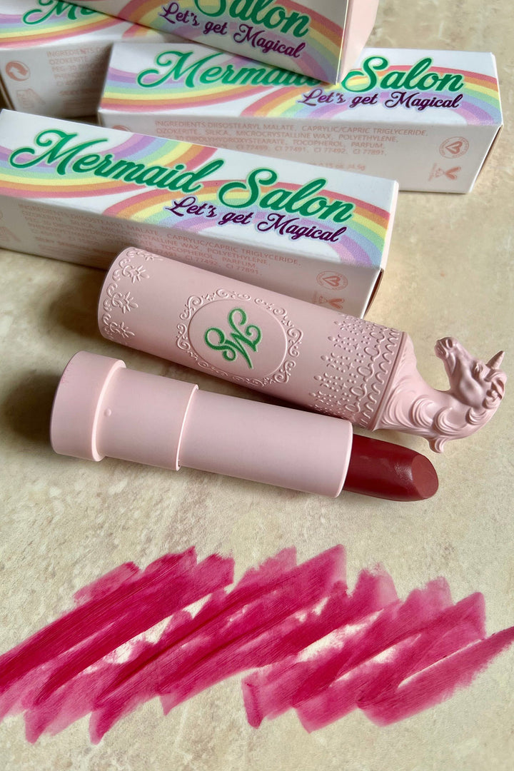 unicorn fairycore lipstick tube 
