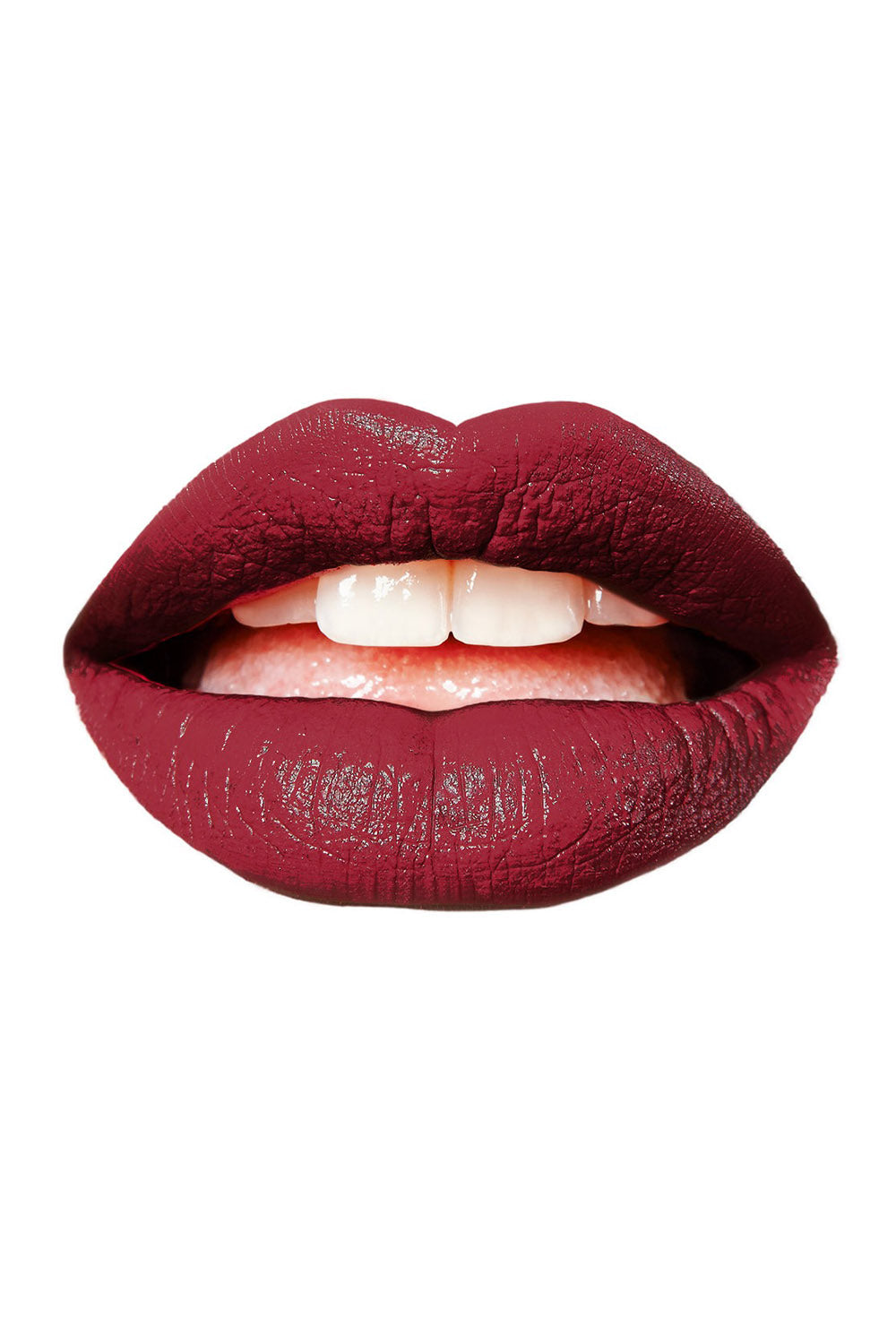 dark reed cranberry lipstick