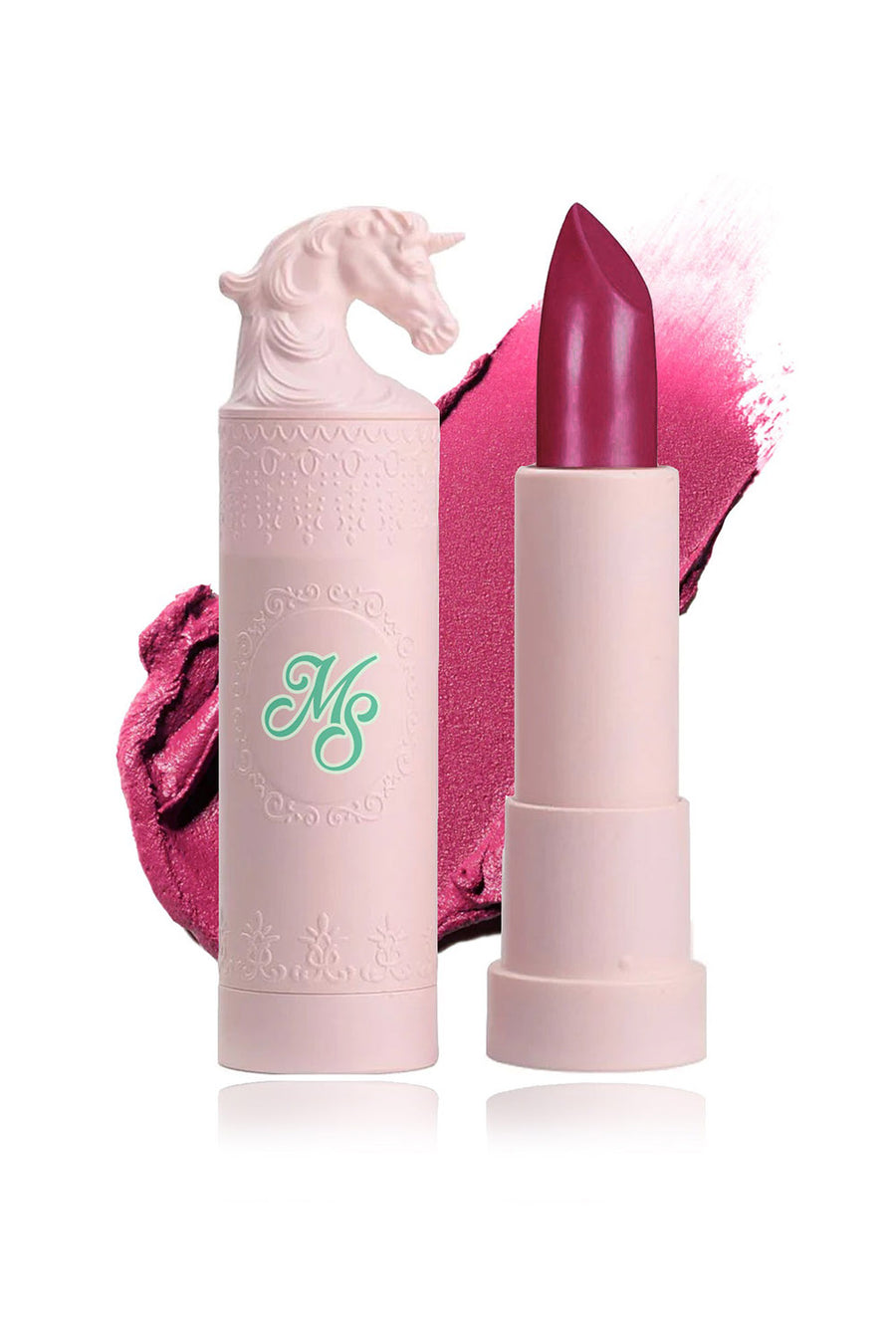 dark pink creamy lipstick