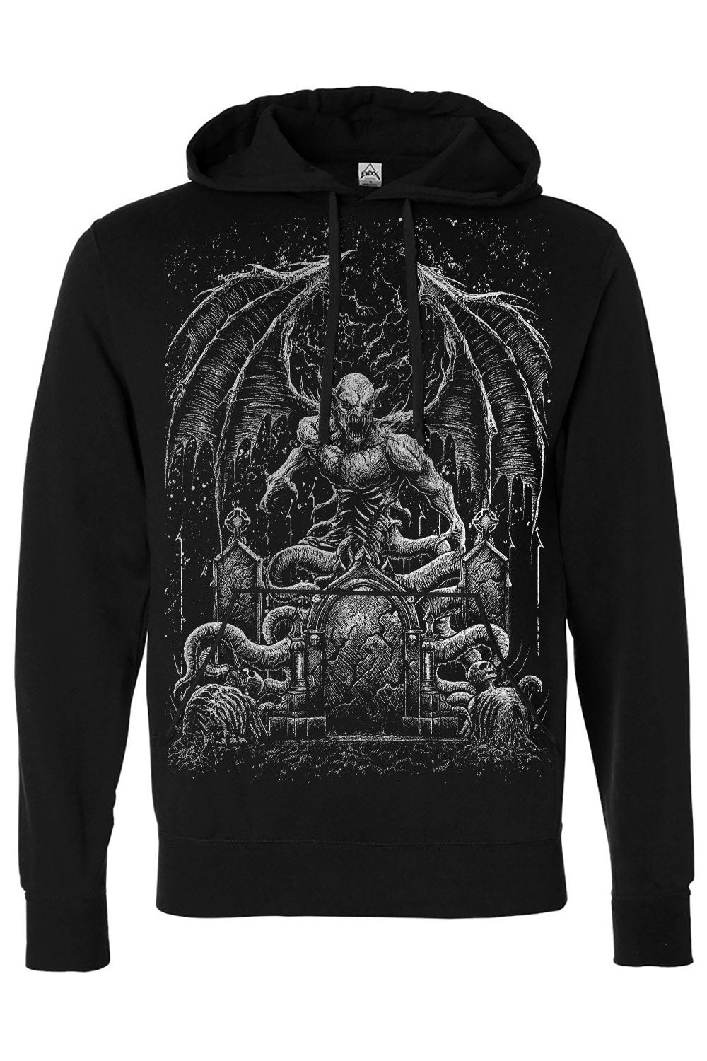 mens gothic monster pullover hoodie