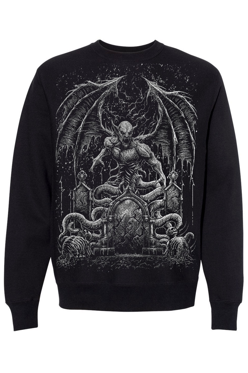 mens gothic horror monster sweatshirt