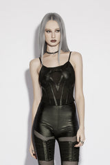 fishnet gothic tank top