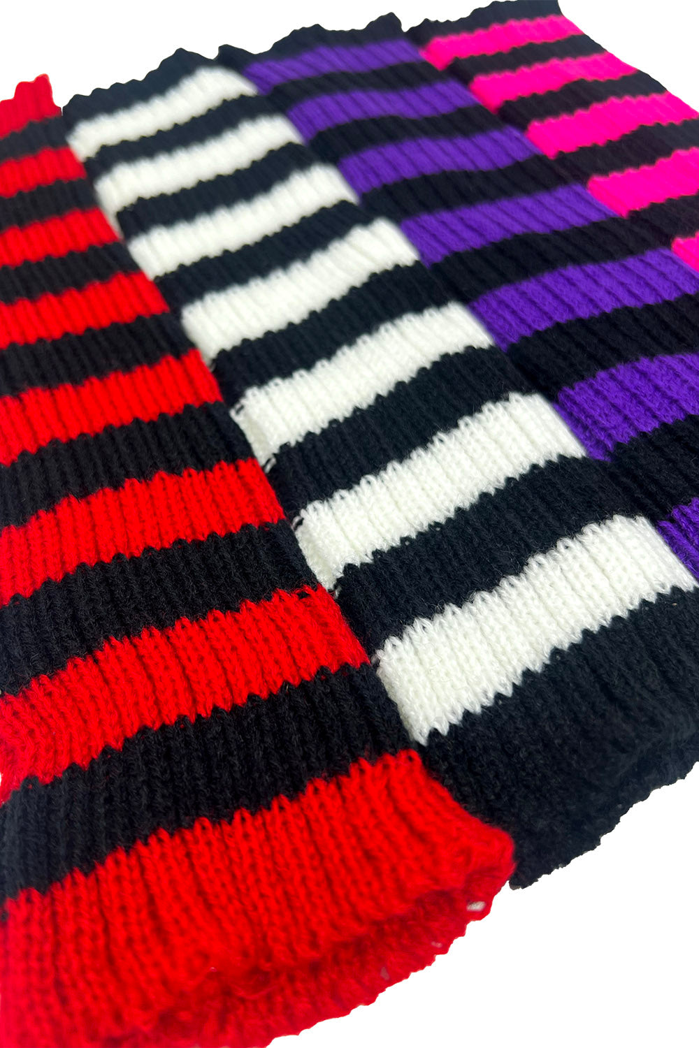 long dark whimsical scene girl emo boy long striped knitted arm warmer gloves