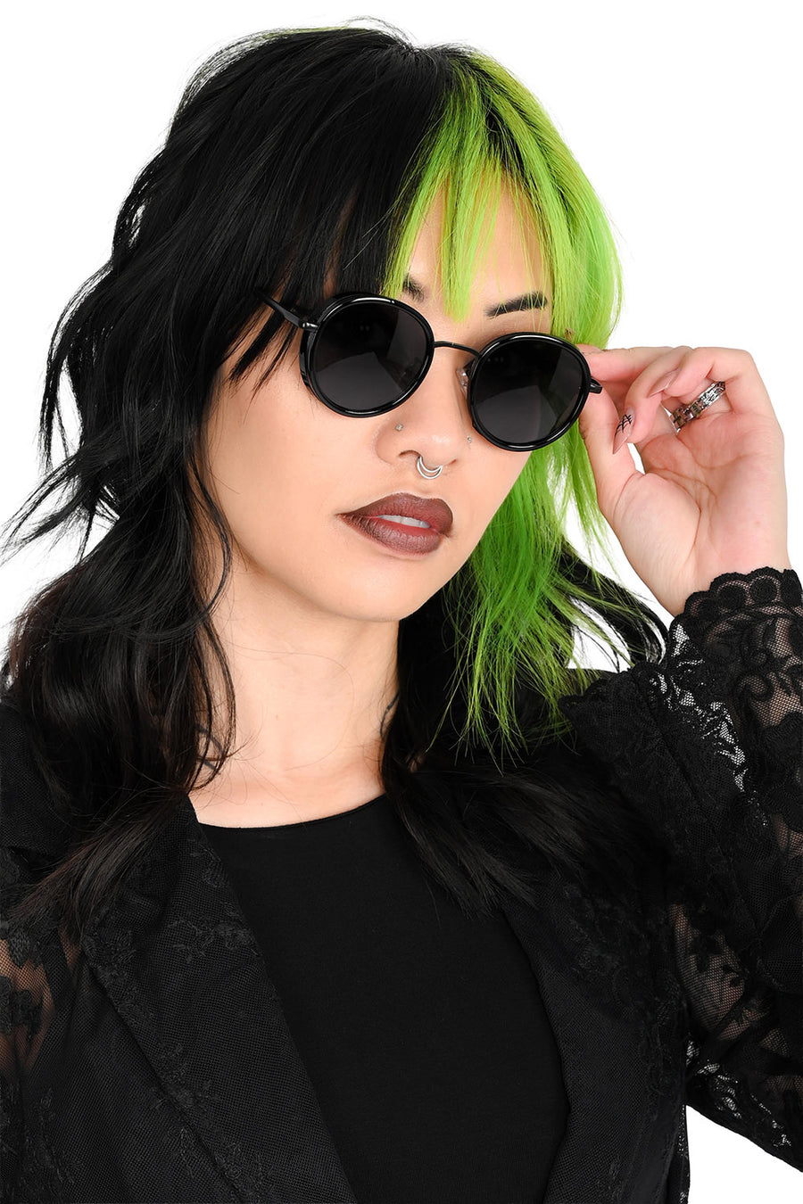 black circle sunglasses