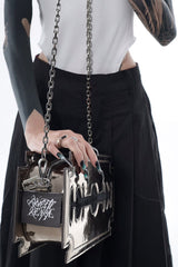 Moonlit Glow Razor Blade Purse [SILVER]