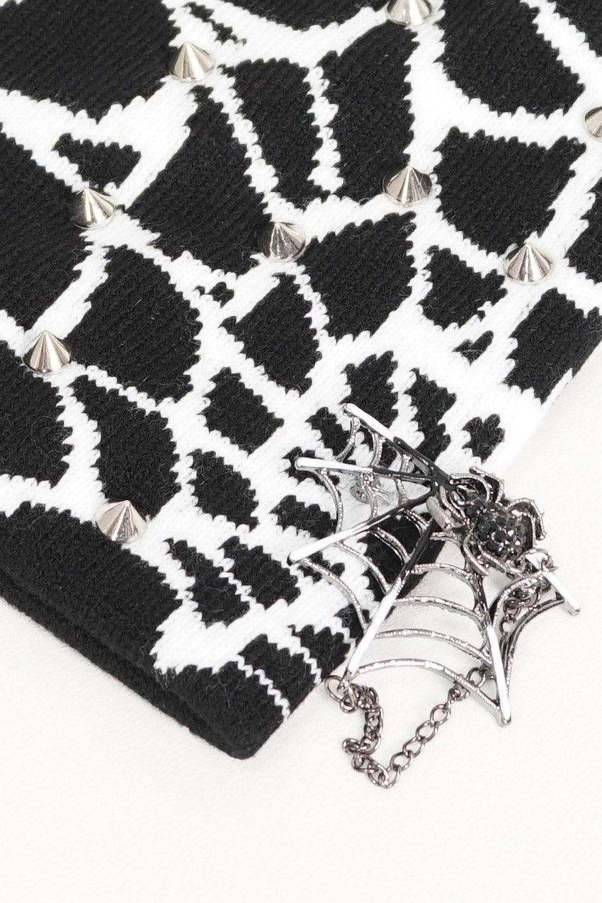 womens spiderweb beanie hat