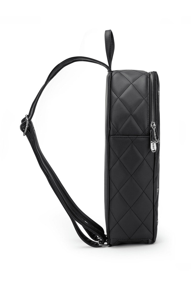 vegan coffin backpack with bat studs by rock rebel