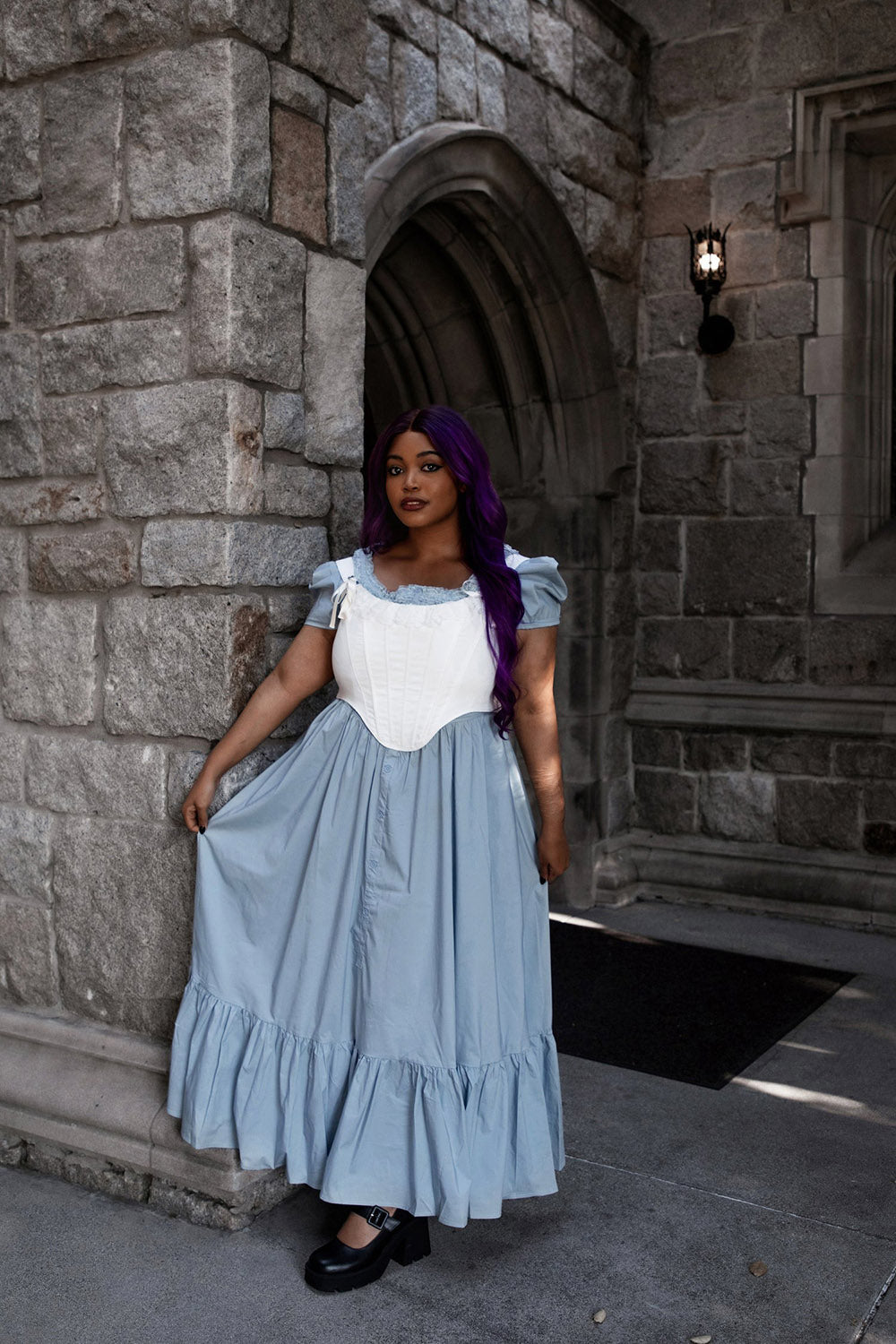 womens plus size cottagecore cinderella dress