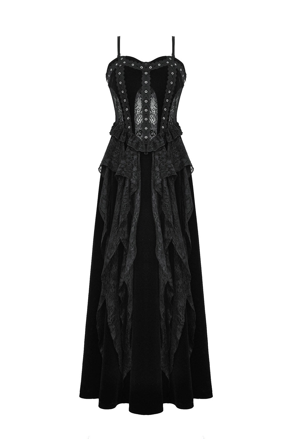 dark corset back dress by dark in love