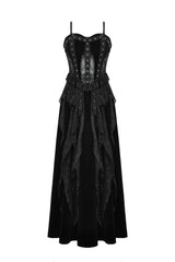 dark corset back dress by dark in love