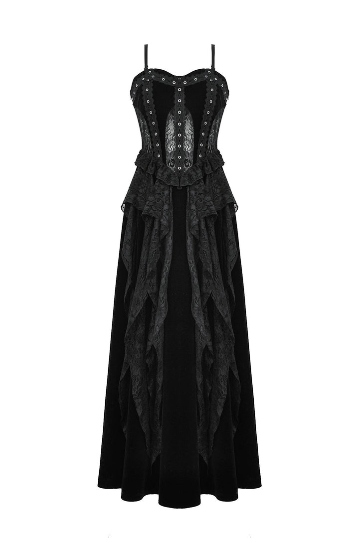 dark corset back dress by dark in love