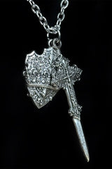 gothic sword necklace