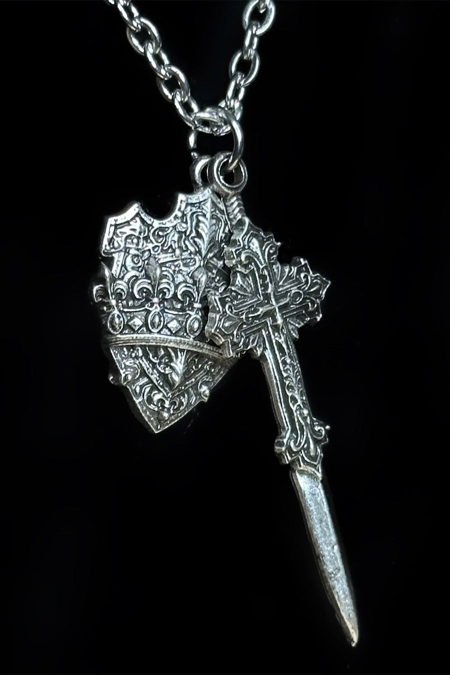gothic sword necklace