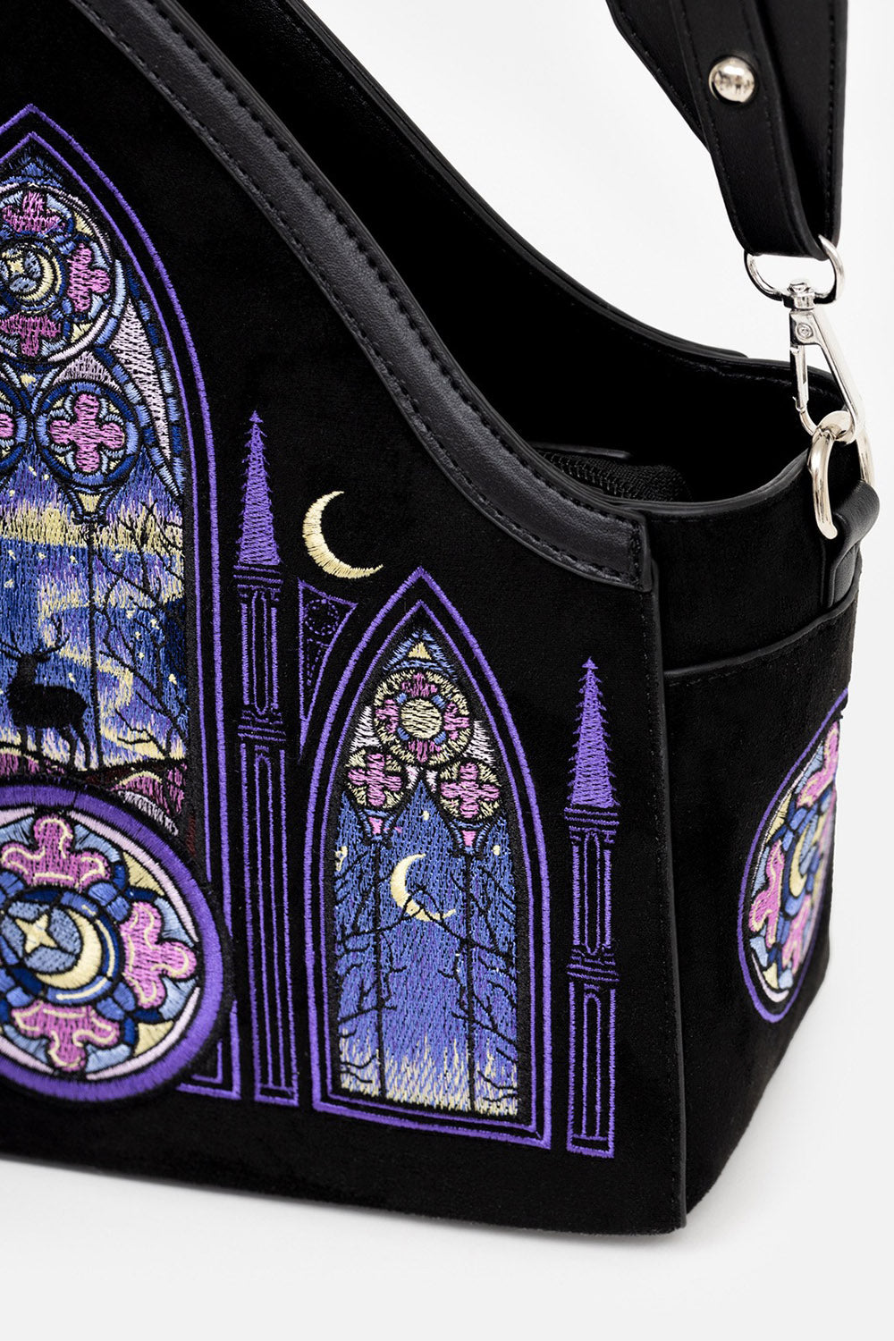 magical gothic church bag with adjustable strap 